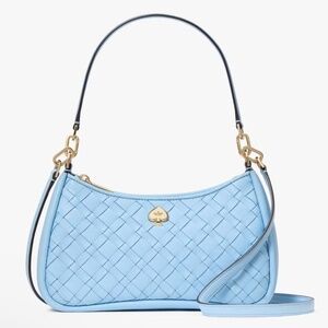Kate Spade Kayla Woven Leather Shoulder Bag